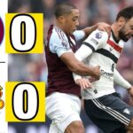 Manchester United’s Struggles: Draw with Aston Villa at Villa Park